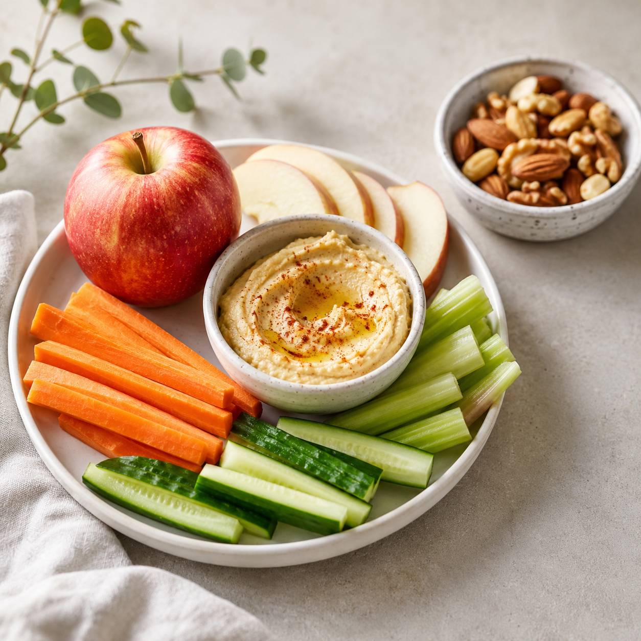 Snack vegetal sencillo